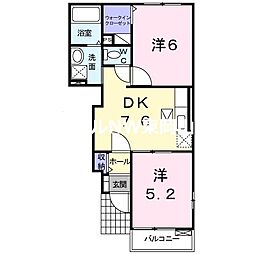 フラワーコート横関　Ｂ 1階