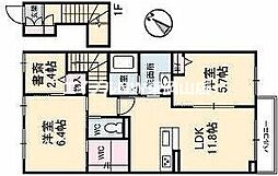 シャーメゾン瀬戸 2SLDKの間取図画像