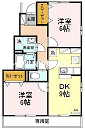 ニューカースルC棟 1階