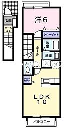 クレメント・エス 2階