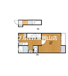 ピュアメゾン 1Kの間取図画像