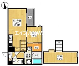 GRANDTIC後楽園 1LDKの間取図画像