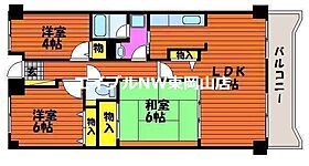 マンション　ボーベール  ｜ 岡山県岡山市中区浜3丁目（賃貸マンション3LDK・3階・75.90㎡） その2