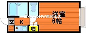 ビューハウス平井  ｜ 岡山県岡山市中区平井2丁目（賃貸アパート1K・2階・18.00㎡） その2