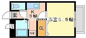 グレコ東山  ｜ 岡山県岡山市中区門田屋敷4丁目（賃貸マンション1K・2階・22.26㎡） その2