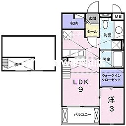 間取図画像 1LDK