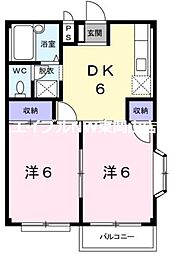 エルディム内田B 2階