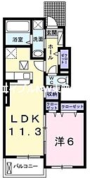 クレストハイムＡ 1階