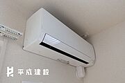 1階リビングに設備でエアコン設置済