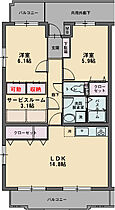 サンパティーク香貫 203 ｜ 静岡県沼津市下香貫馬場499-10（賃貸マンション2SLDK・2階・68.82㎡） その2