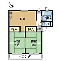 大阪府摂津市三島３丁目（賃貸マンション2DK・3階・42.00㎡） その2