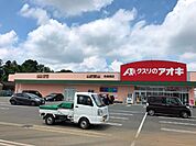 ドラッグストア 「クスリのアオキ東長岡店まで1100m」