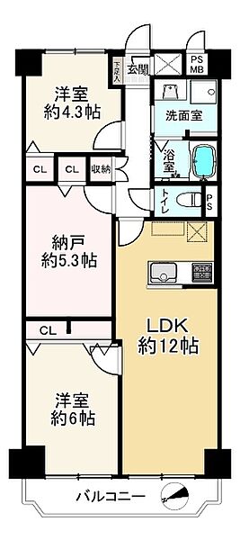間取りを拡大表示
