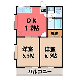 🉐敷金礼金0円！🉐日光線 鹿沼駅 バス3分 朝日町下車 徒歩10分