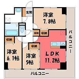 東武宇都宮駅 10.8万円