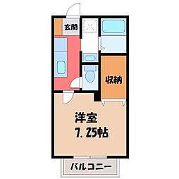 新栃木駅 3.8万円