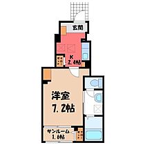 栃木県小山市西城南1丁目（賃貸アパート1K・1階・29.72㎡） その2