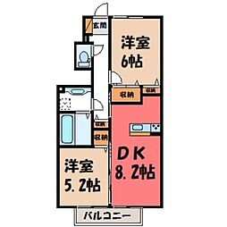 東武日光線 栃木駅 バス5分 片柳1下車 徒歩7分