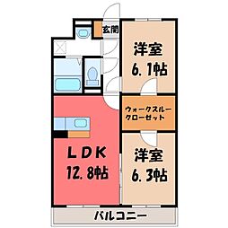 🉐敷金礼金0円！🉐栃木県宇都宮市東宿郷6丁目