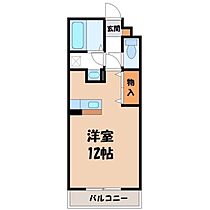 栃木県小山市大字大行寺（賃貸アパート1R・3階・30.03㎡） その2