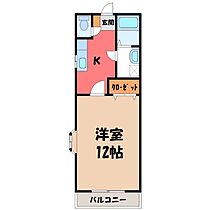 栃木県宇都宮市平松本町（賃貸アパート1K・2階・36.43㎡） その2