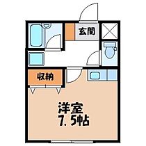 栃木県宇都宮市本丸町（賃貸マンション1R・1階・23.98㎡） その2