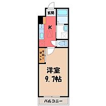 栃木県小山市大字千駄塚（賃貸アパート1K・1階・30.87㎡） その2