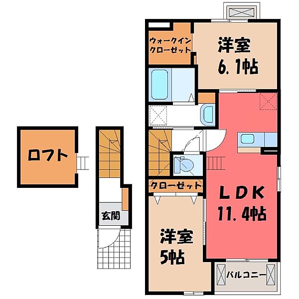 apartment 栃木県宇都宮市簗瀬３丁目22番地21号