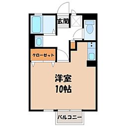 間取図画像 1K