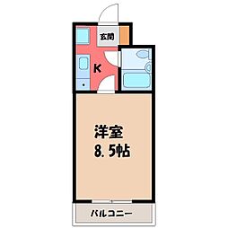 間取図画像 1K