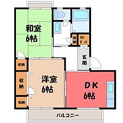 間取図画像 2DK