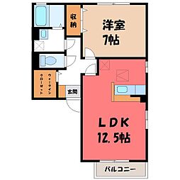 クレセント B 1階