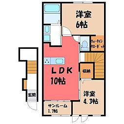 ディアコート冨士山 A 2階