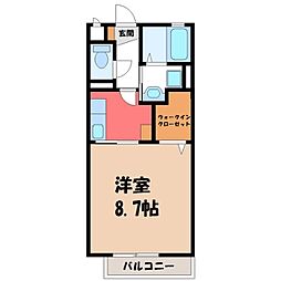 間取図画像 1K