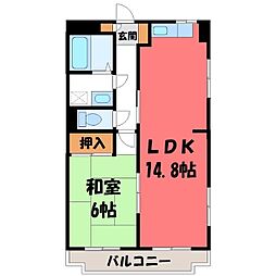 間取図画像 1LDK
