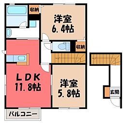 ソレイユ II 2階