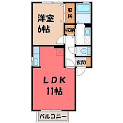 間取図画像 1LDK