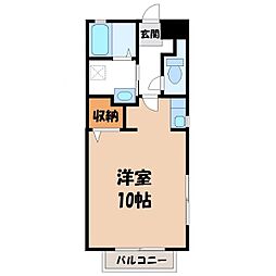 間取図画像 1K