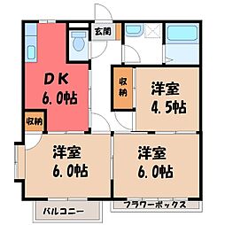 間取図画像 3DK