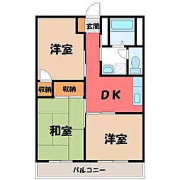 間取図画像 3DK