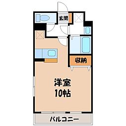間取図画像 1K