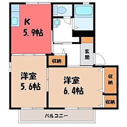 シャーメゾンしらさぎ C 2階