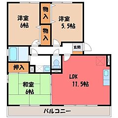 物件の間取り