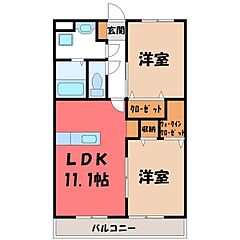 物件の間取り
