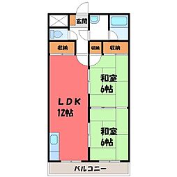 クランブレ西川田 3階/-