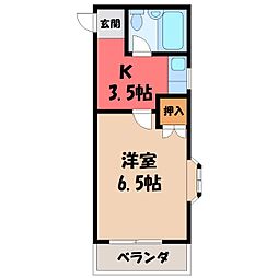 グリーンヒルＭ 2階/-