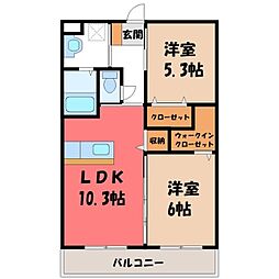 エトワールKEI 2階