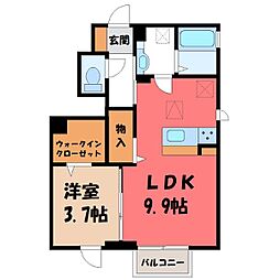 JR日光線 鶴田駅 徒歩20分 1階/-
