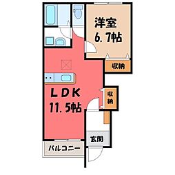 コンフォーティア 1階/-