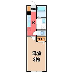 セナリオフォルム宇都宮 III 2階/-